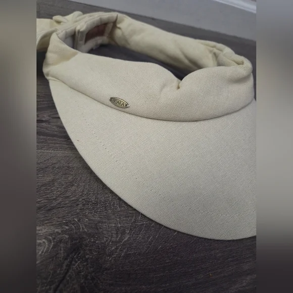 Scala Women's 100% Cotton Visor Hat NWT - Picture 3 of 9